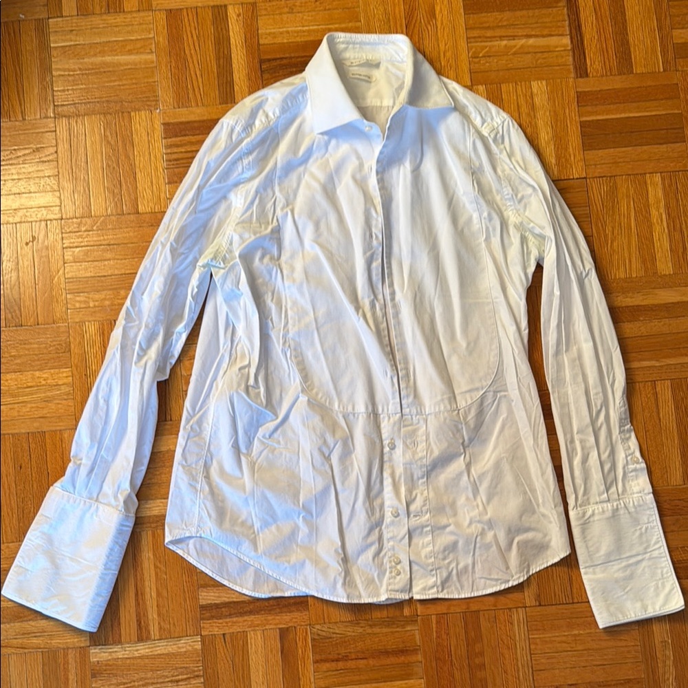 Suitsupply White Dress Shirt / Tuxedo Shirt Timeless Elegance